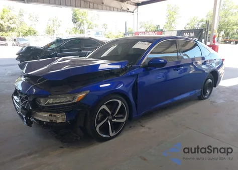 2018 Honda Accord Sport z USA, uszkodzony, nr VIN 1HGCV1F3XJA009873